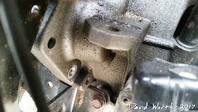 town and country dodge caravan remove starter, install starter