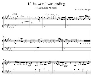 JP Saxe – If the World Was Ending Piano Sheet Music PDF