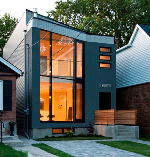 20 desain  bangunan rumah  tinggal modern di  lahan  sempit  07