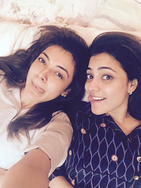 Kajal agarwal Latest pic with her sister