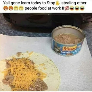 Stop stealing others peoples food