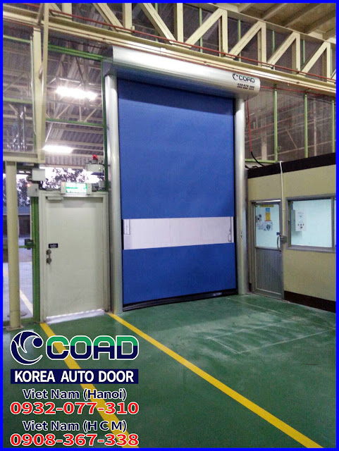 Cửa cuốn nhanh, cửa cuốn tốc độ cao, cửa đóng mở nhanh, high speed door, COAD