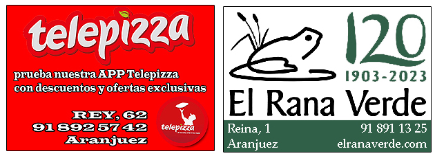 telepizza aranjuez el rana verde