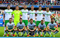 SELECCIÓN DE IRLANDA DEL NORTE - Temporada 2015-16 - Lafferty, McGovern, McAuley, Jonny Evans, Cathcart, Hughes; Corry Evans, Norwood, Davis, Ward y Dallas - GALES 1 (McAuley p.p.) IRLANDA DEL NORTE 0 - 25/06/2016 - Eurocopa de Francia 2016, octavos de final - París, Francia, estadio del Parque de los Príncipes