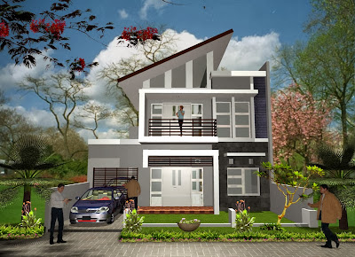 Desain Rumah minimalis Type 45