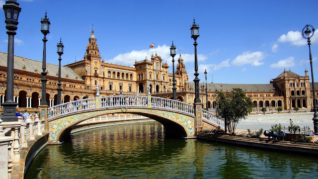 A belíssima Plaza de España em  Sevilha Espanha