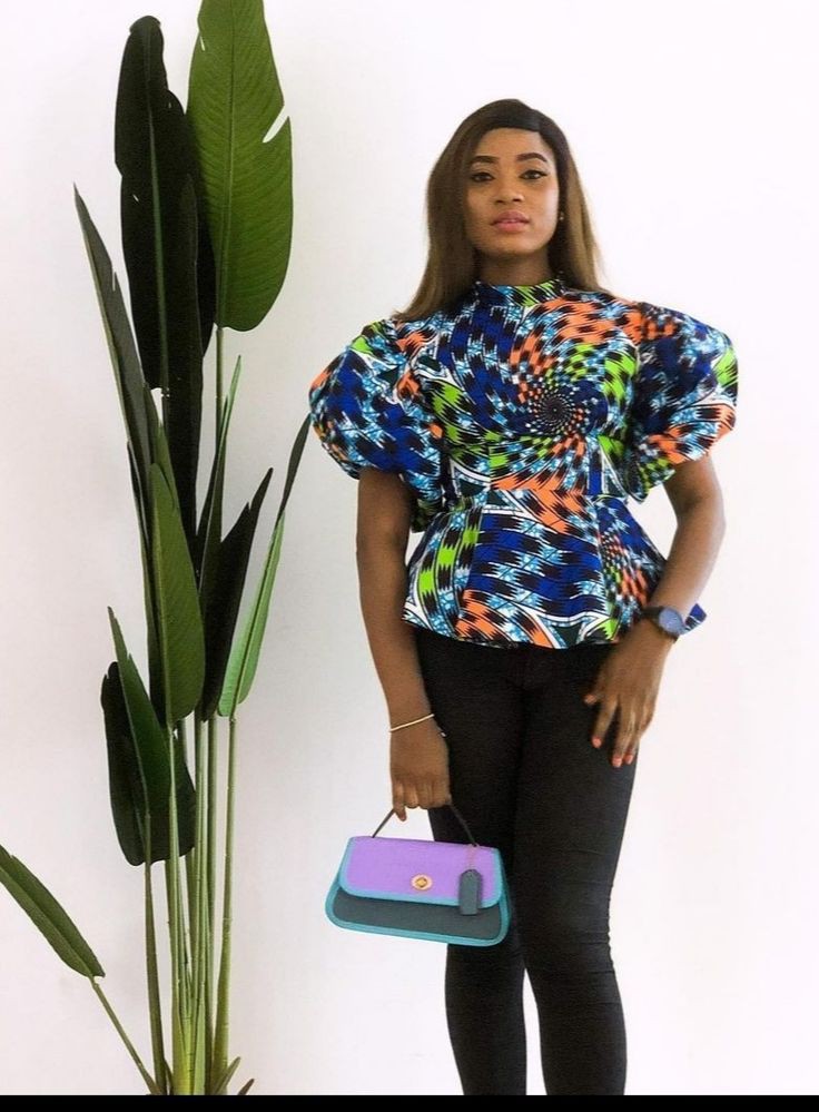 ankara trouser and top for ladies