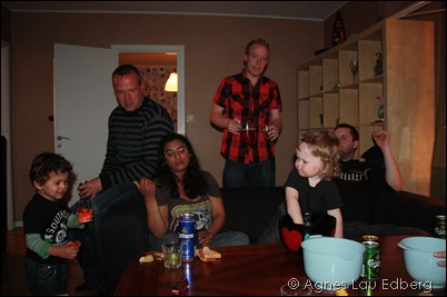 River, Jens, Milla, Tommy, Liam och Simon