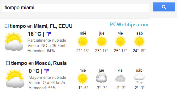 Tiempo En Google / Clima 