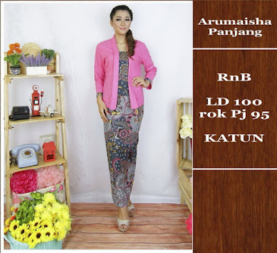 Baju Batik Gamis (Muslim) Arumaisha Dbg-692