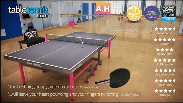 لعبة تنس الطاولة الخرافية والمجانية Table Tennis Touch اونلاين و اوفلاين على هواتف الاندرويد