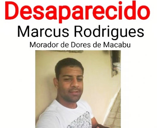 Família pede ajuda para encontrar jovem desaparecido em Campos