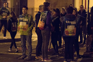 La Korrika cruza Barakaldo de madrugada