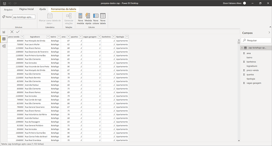 Guia passo a passo tratamento de dados com Power bi - figura 38