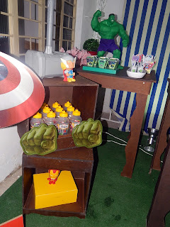 decoracao vingadores