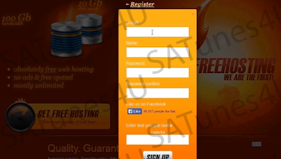 How to register a free hosting