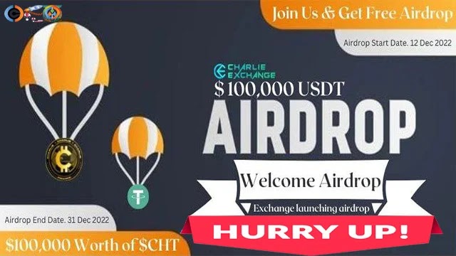 CHARLIE EXCHANGE Airdrop | $30 USDT in $CHT token Free