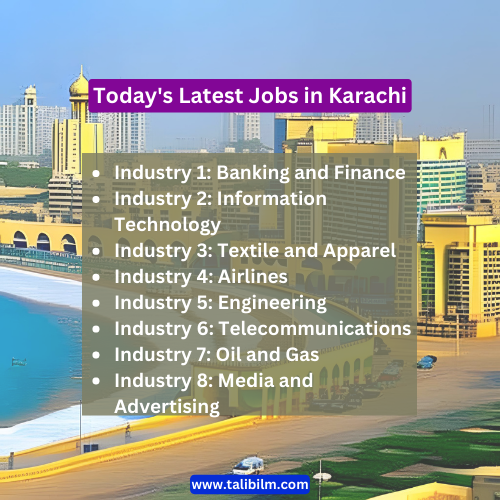 Today's Latest Jobs in Karachi