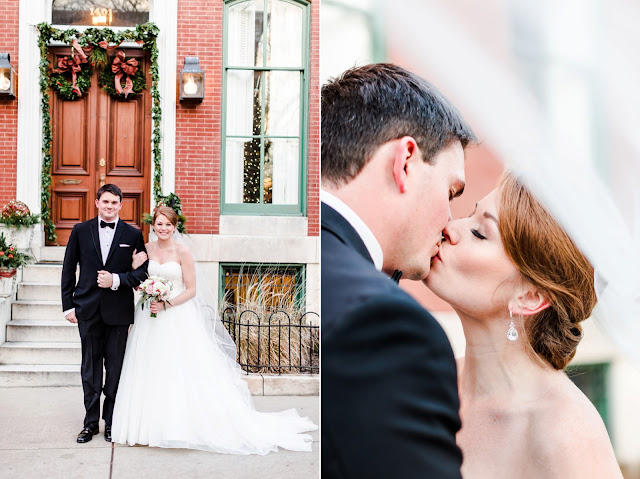 A classic formal winter wedding at the Hotel Monaco and The Belvedere in Baltimore, Maryland Photographed by Heather Ryan Photography