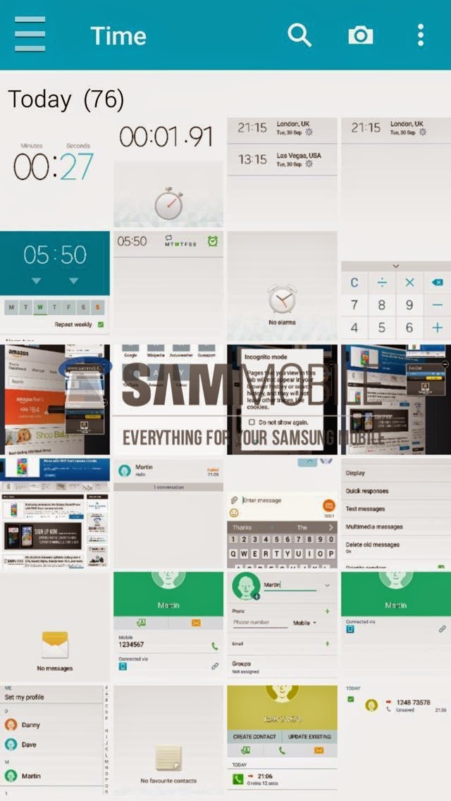Video exclusive S5 Samsung Galaxy running Android Lollipop