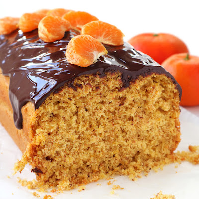 Bizcocho de mandarina y chocolate súper fácil