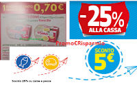 Logo Ipercoop: buono sconto Yomo da 0,70€ + Scegli Tu lo sconto del 25%+ sconto da 5€ e non solo!