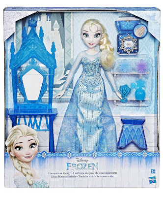 DISNEY Frozen - Tocador día de la coronación : Muñeca Elsa | Hasbro 2017 | JUGUETE caja