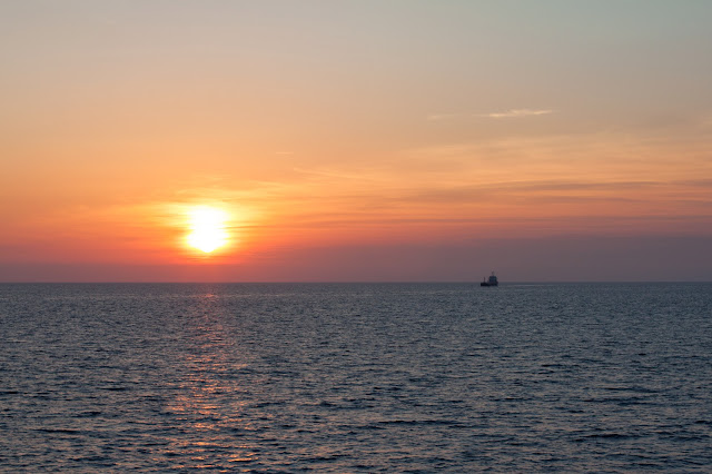 Tramonto a bordo di Costa Riviera