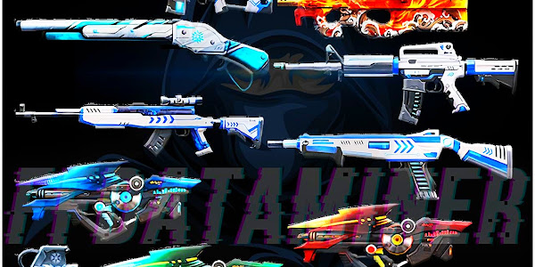 Upcoming gun skins in free fire||തോക്കുകൾക്ക് പുതിയ സ്കിന്നുകൾ  വരുന്നു