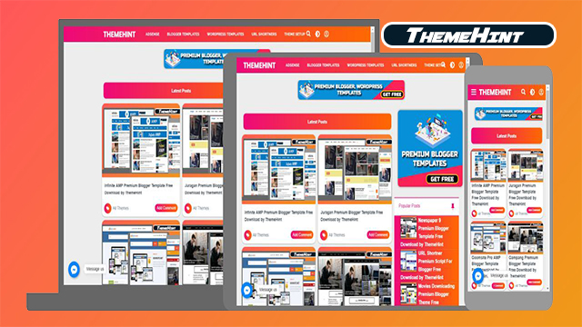 ThemeHint Premium Blogger Template Free Download by ThemeHint