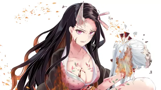 Nezuko Complete Demon Form Gorgeous Image