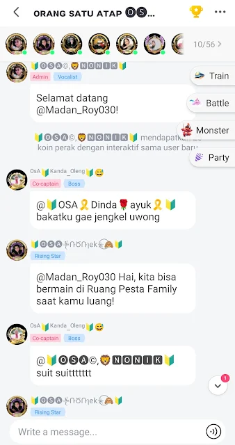 Pengalamanku Selama Join Family di Starmaker