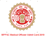 MPPSC Medical Officeer Admit Card