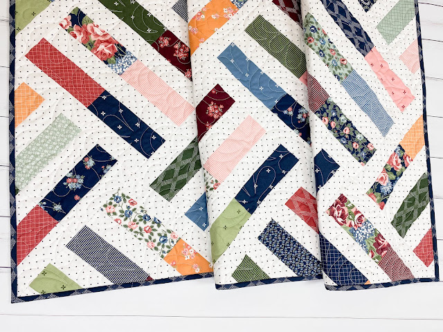 Wayward quilt in Sunnyside fabrics by Camille Roskelley for Moda Fabrics