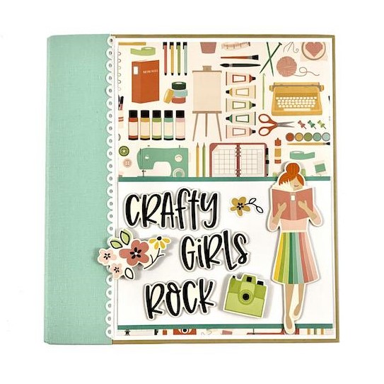 Crafty Girls Rock Scrapbook Album Instructions