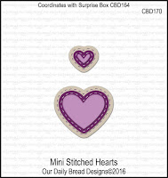ODBD Custom Mini Stitched Hearts Dies