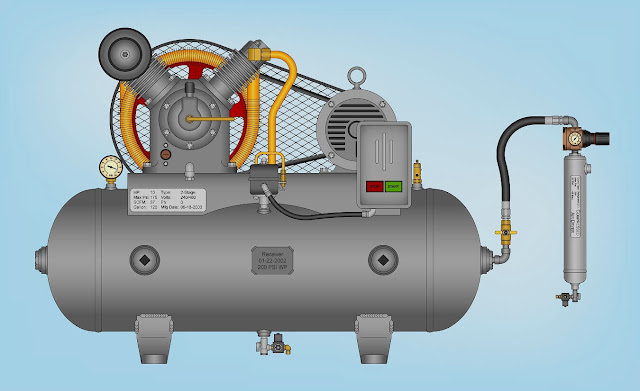 two stage air compressor