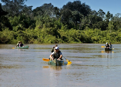 Passeio de Canoa Canadense no Refúgio Ecológico Caiman no Pantanal