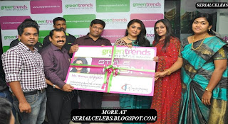 Ramya Krishnan at Green Trends Saloon