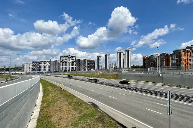 проспект Генерала Дорохова, строящийся жилой комплекс West Garden, жилой комплекс «Долина Сетунь», жилой комплекс «Воробьёвы горы», жилой комплекс «Золотые ключи-2»
