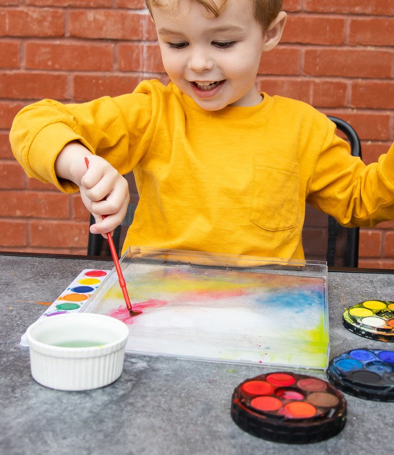 Painting on ice