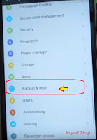 backup and reset - Hard Reset Android Lenovo VIBE K4 NOTE
