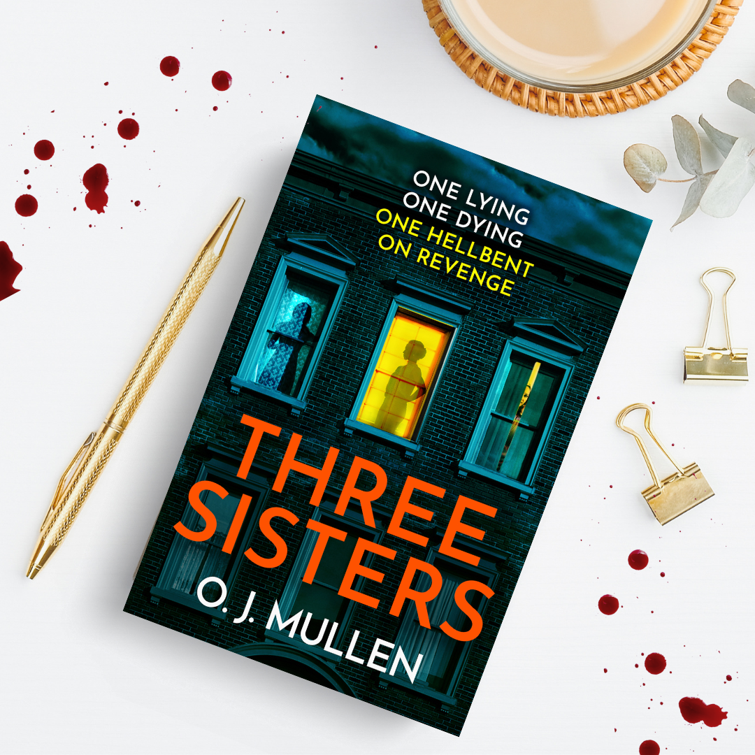 Book cover of Three Sisters by OJ Mullen, reviewed by Is This Mutton