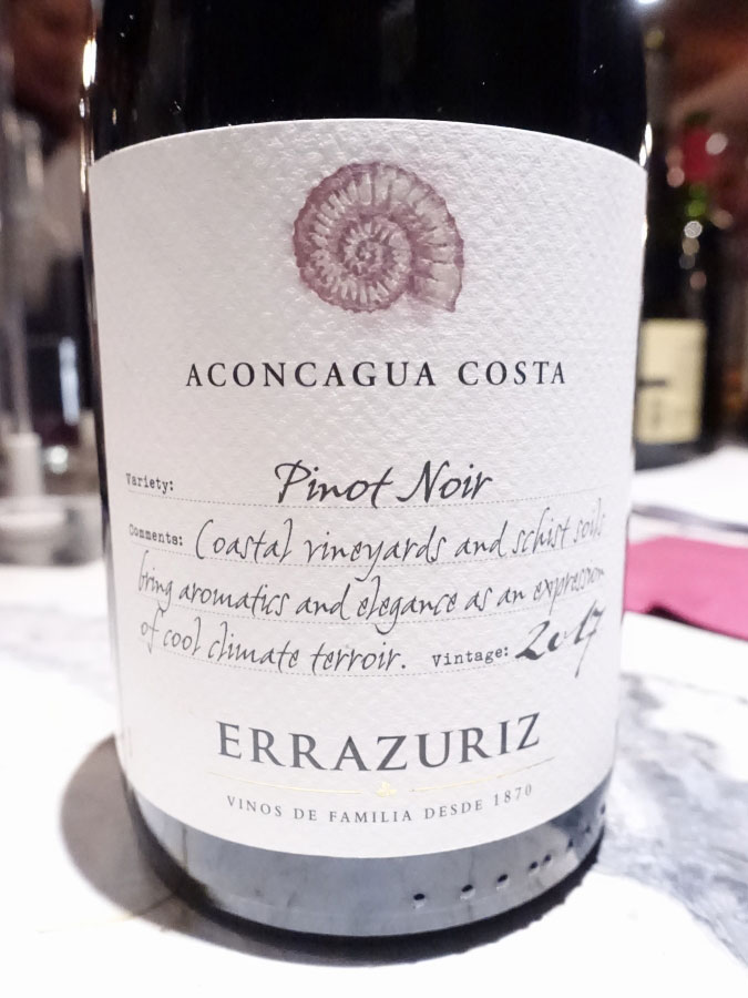 Errázuriz Aconcagua Costa Pinot Noir 2017 (90 pts)