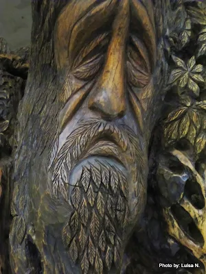 A árvore que chora - Escultura