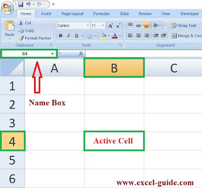 active Cell in excel