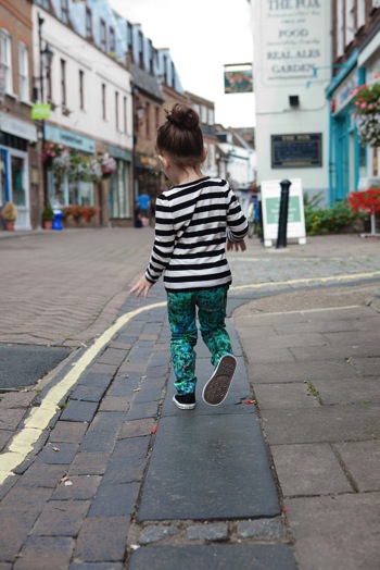 Watercolor Kudzu Skinnies  Our Family Four 2