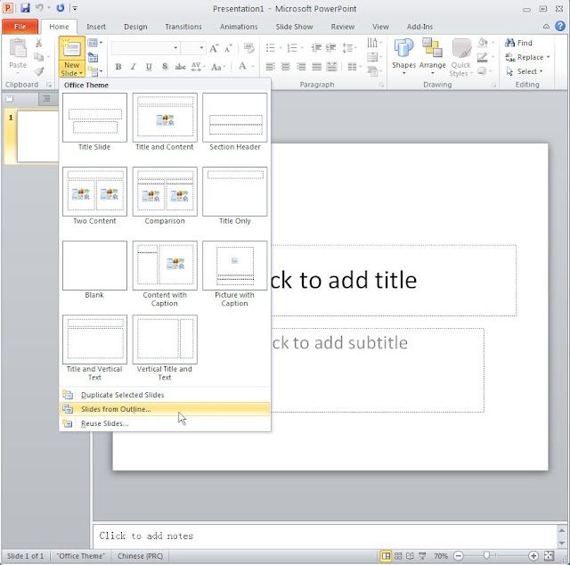 word to powerpoint step 2