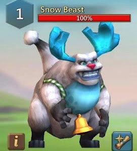 Snowbeast : Line Up Berburu Monster Lords Mobile