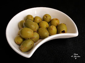 Aliño casero para aceitunas cocidas – Green olives dressing